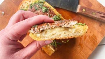 Kick Off Grilling Season With This Open-Faced Sausage Sandwich