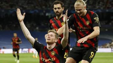 Real Madrid 1-1 Manchester City: Kevin de Bruyne helps City draw Champions League first leg