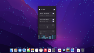 You Can Literally Make It Rain on Your Mac's Desktop