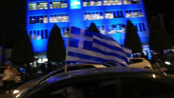 Greece's center-right in landslide election victory