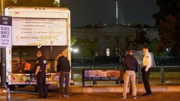 Truck strikes barrier near White House, driver charged