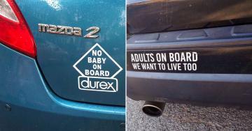 Bumper stickers won’t change your mind, but they can be hilarious (30 Photos)