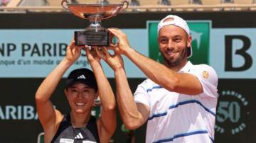 French Open 2023 results: Miyu Kato wins mixed doubles title after disqualification from women's event
