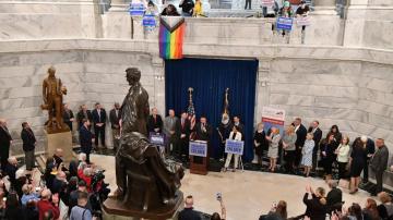 Dispute erupts over a section of Kentucky's transgender law that hinges on one word