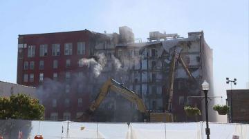 Demolition underway at site of deadly Iowa apartment building collapse