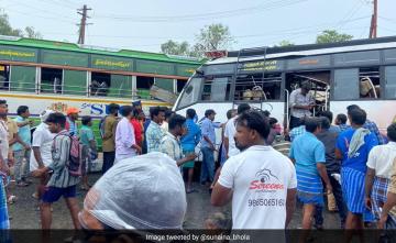 5 Killed, 80 Injured As Two Busses Collide Head-On In Tamil Nadu: Police