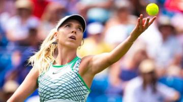 Eastbourne International: Britain's Katie Boulter beaten by Petra Martic in first round