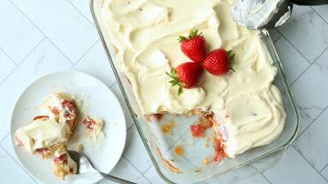 Strawberry Shortcake Casserole Is Your Casual Summer Party Dessert