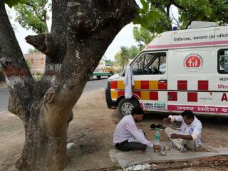 In rural India, summer's heat can be deadly. Ambulance crews see the toll up close