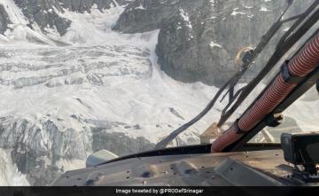 Air Force Rescues Mountaineers Stranded On Glacier In Kashmir
