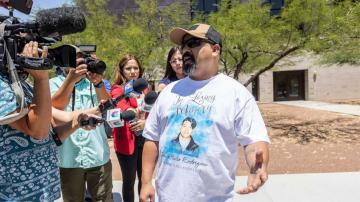 Relatives of El Paso Walmart shooting victims confront gunman