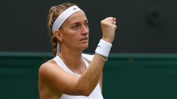 Wimbledon 2023: Petra Kvitova through to fourth round after rain delay