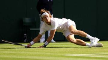 Wimbledon 2023 results: Andrey Rublev beats Alexander Bublik after wonder shot