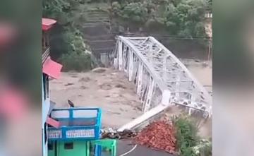 Video: River Fury Pulls Down Bridges Across Himachal Amid Heavy Rain