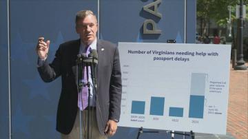 'This is a crisis': Passport requests reaching record highs, Sen. Warner says