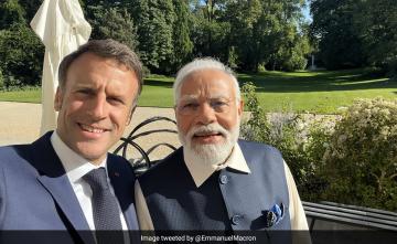 "Long Live Friendship!": Macron Shares Selfie As PM Concludes France Trip