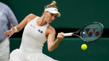 Marketa Vondrousova defeats Ons Jabeur to win the Wimbledon women's championship