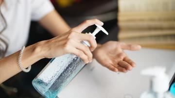 Use Soap Before Water to Clean Greasy Hands