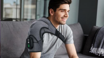 This Wearable Shoulder and Knee Massager Is $60 Right Now