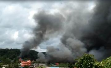 Manipur Town Bordering Myanmar Sees Exchange Of Fire, Arson