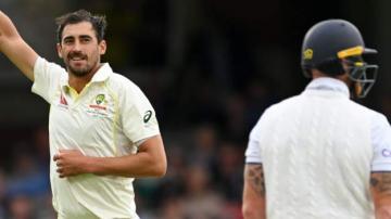 Australia edge England on first day of fifth Test