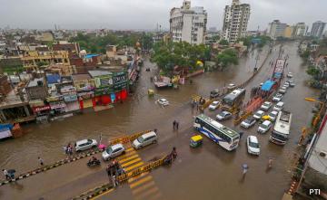 Heavy Rainfall In Jaipur Leads To Extensive Waterlogging
