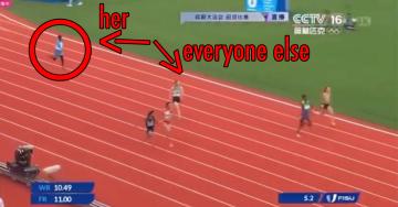 Untrained runner competes with professionals, embarrasses her country (11 Photos)
