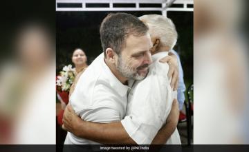 Hugs, Champaran Mutton: How Rahul Gandhi And Lalu Yadav Celebrated Today