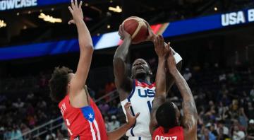 USA Basketball rolls past Puerto Rico in World Cup tune-up opener
