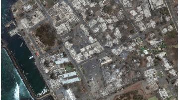 Before-and-after satellite images show Maui devastation in stark contrast