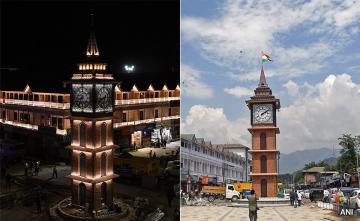 Pics: Srinagar Lal Chowk's Iconic Clock Tower Gets Magnificent Facelift