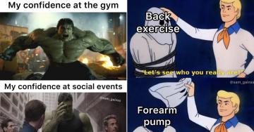 Gym Rats, get in a few extra meme reps right here! (44 Photos)