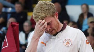 De Bruyne to miss up to four months of season