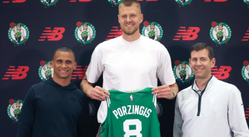 Celtics’ Kristaps Porzingis won’t play in FIBA World Cup because of foot problem