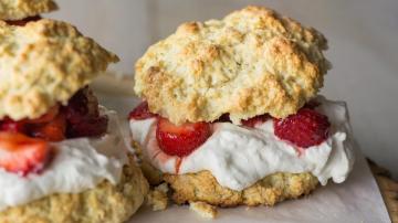 Build Your Strawberry Shortcake on Biscuits Instead