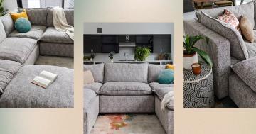 This Albany Park Sectional Is the Comfiest Sofa on the Internet - and It's on Sale