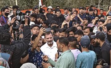 "Will Become Your Voice In Parliament": Rahul Gandhi Tells Youth In Kargil