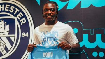 Jeremy Doku: Manchester City sign Belgium winger from Rennes for £55.4m on a five-year contract