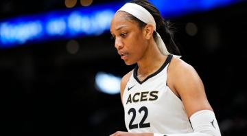 A’ja Wilson scores 30 with 10 rebounds to help Aces beat Storm, sweep season series