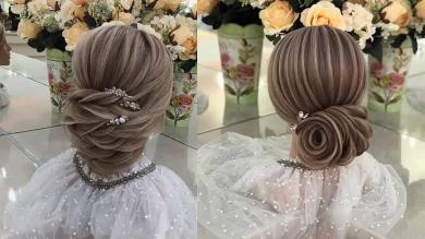 Wedding Prom Updo Hairstyles For Meium Hair  -  Elegant Hair Tutorial