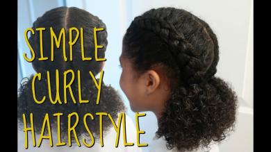 Quick Summer Hairstyle For Kids