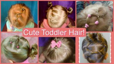 6 Easy Toddler Hairstyles! Cute And Simple Hair Ideas For Babies Compilation