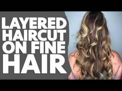My Favorite Layered Haircut Tutorial for FINE Hair | MATT BECK VLOG S2 25