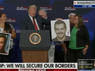 President Trump Compares Murder Victim to Tom Selleck, 'Except Better Looking'