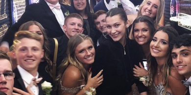 Bella Hadid Crashed a High School Prom in a Juicy Tracksuit