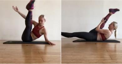 Simone De La Rue's 3 Strengthening Moves Will Fire Up Your Core Like Crazy