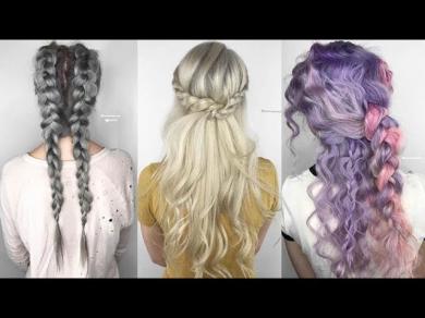 The Prettiest New Braided Hairstyles for 2018 Hairstyles Tutorials Compilation