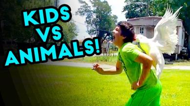 KIDS VS ANIMALS | Epic Fails Funny Videos Compilation | JULY 2018