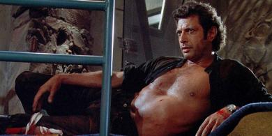 Giant, Bare-Chested Jeff Goldblum Statue Erected For Jurassic Park Anniversary
