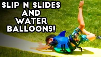 WATER FAILS | Water Balloons and Slip n Slides | Funny Summer Fails | JUNE 2018